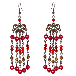 Ohrringe, Ohrhänger, Vintage Look, Ohrschmuck, Modeschmuck, 6312